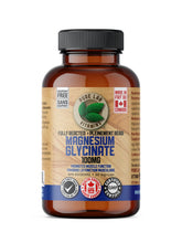 Load image into Gallery viewer, Pure Lab Vitamins Magnesium Glycinate 100mg 60 Vegi-Caps