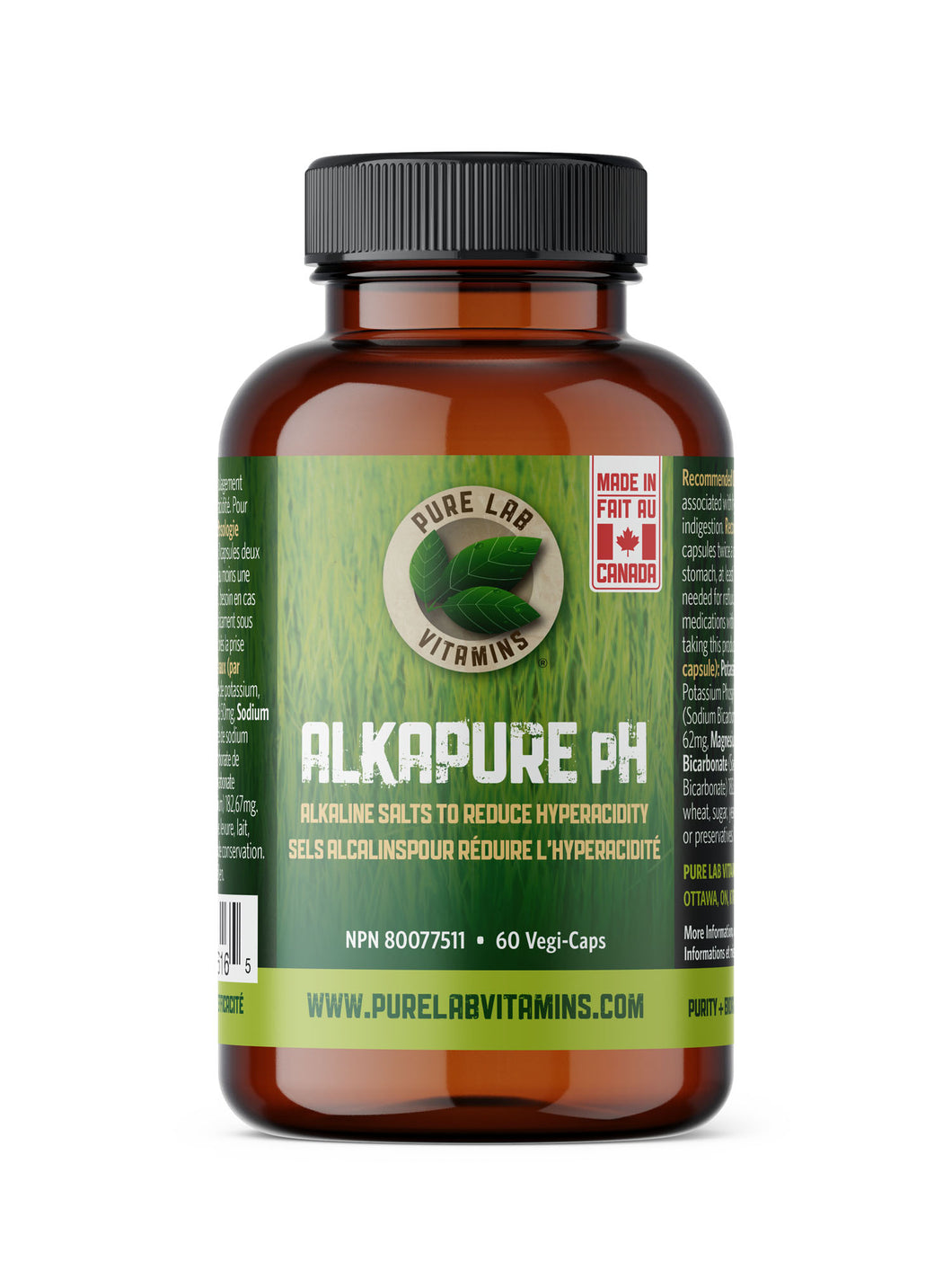 Pure Lab AlkaPure pH 60vcaps