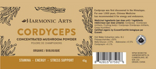 Load image into Gallery viewer, Harmonic Arts Cordyceps Concentrated Powder 45g