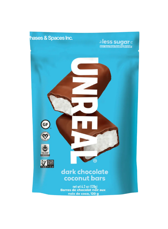Unreal Dark Chocolate Coconut Bars 120g