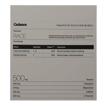 Load image into Gallery viewer, Cadence Race 500 Grapefruit with Caffeine 5g x 30
