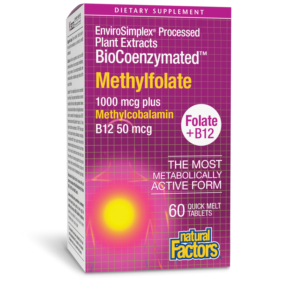 Natural Factors Methylfolate 1000mcg 60 tablets
