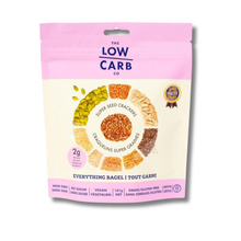 Load image into Gallery viewer, The Low Carb Co. Everything Bagel Crackers 101g