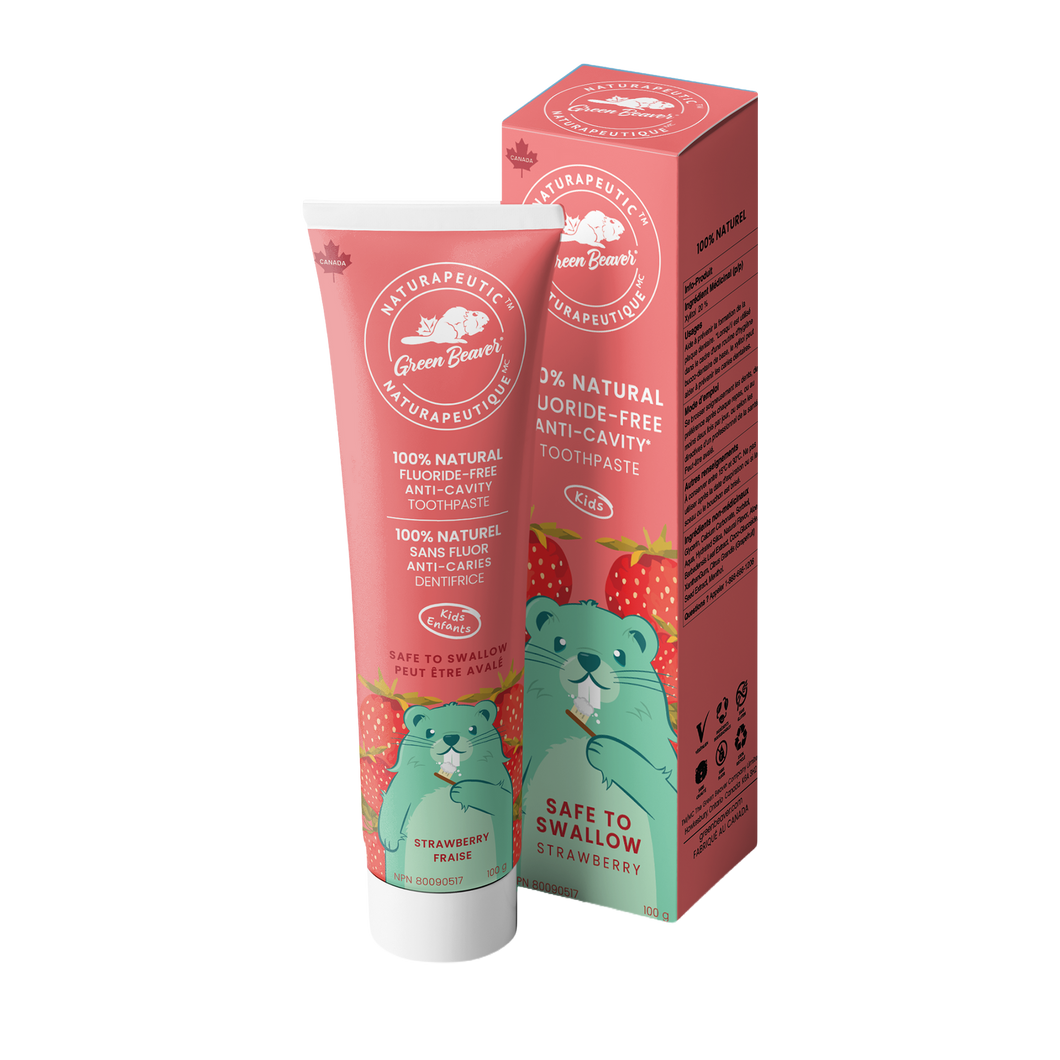 Green Beaver Kids Fluoride-Free Toothpaste Strawberry 100g | Health ...