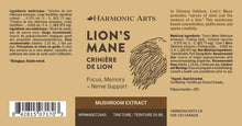 Load image into Gallery viewer, Harmonic Arts Lion&#39;s Mane Mushroom Tincture 100mL
