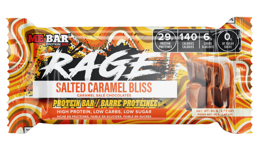ME BAR Rage Salted Caramel Bliss Protein Bar 65g – Health Essentials
