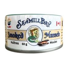 Load image into Gallery viewer, Sawmill Bay Smoked Mussels 60g