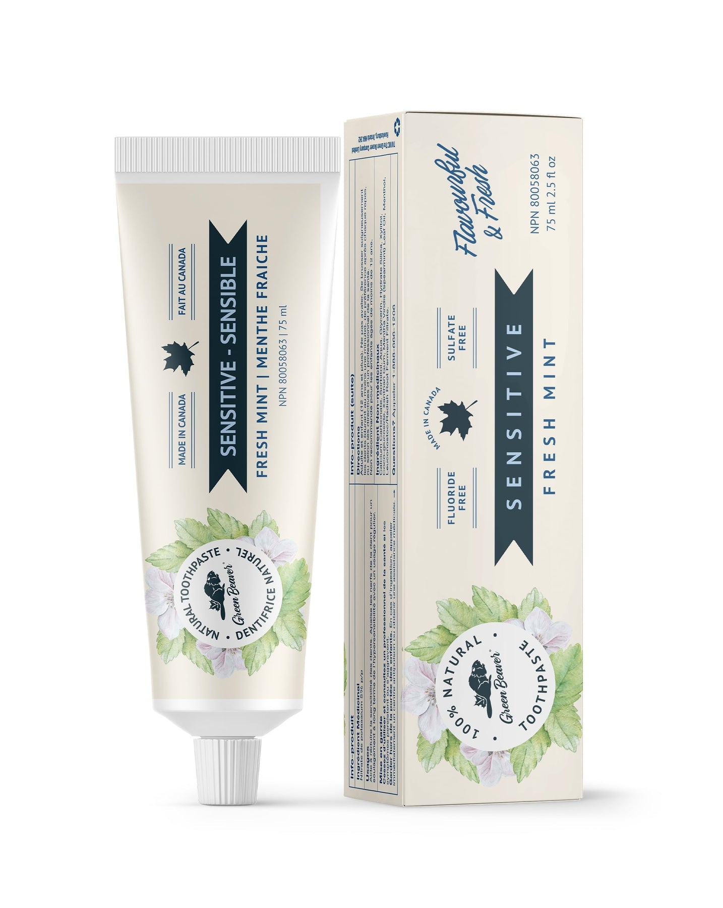 Green Beaver Fluoride-Free Toothpaste Sensitive 100g | Health ...