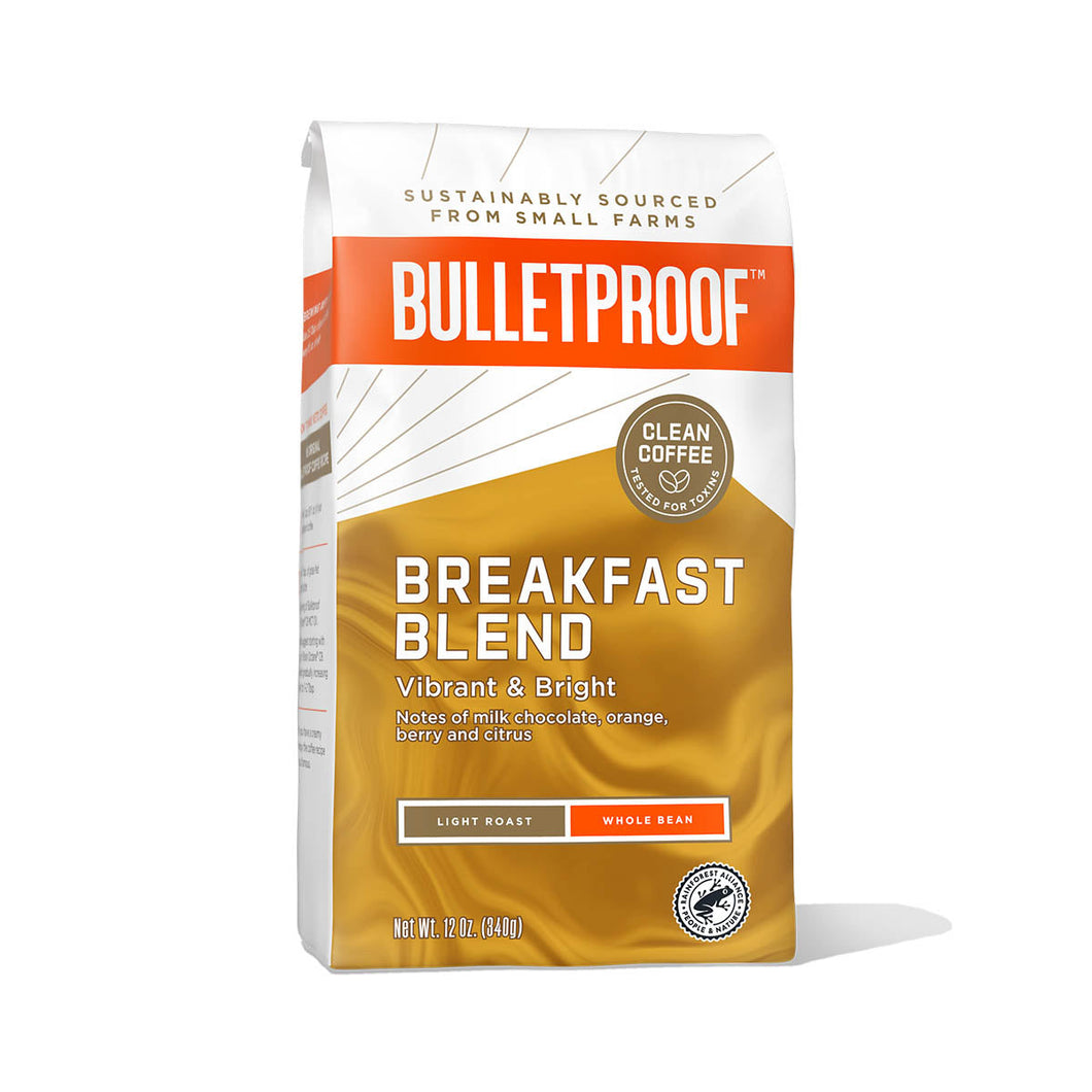 Bulletproof Breakfast Blend Coffee Whole Bean 340g