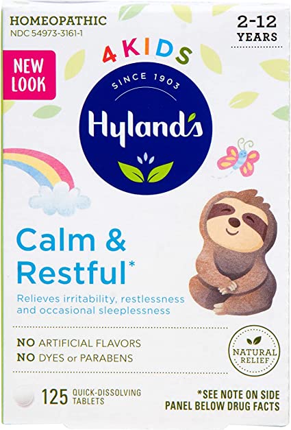 Hylands Calm 'n Restful 4 Kids, 125 tablets