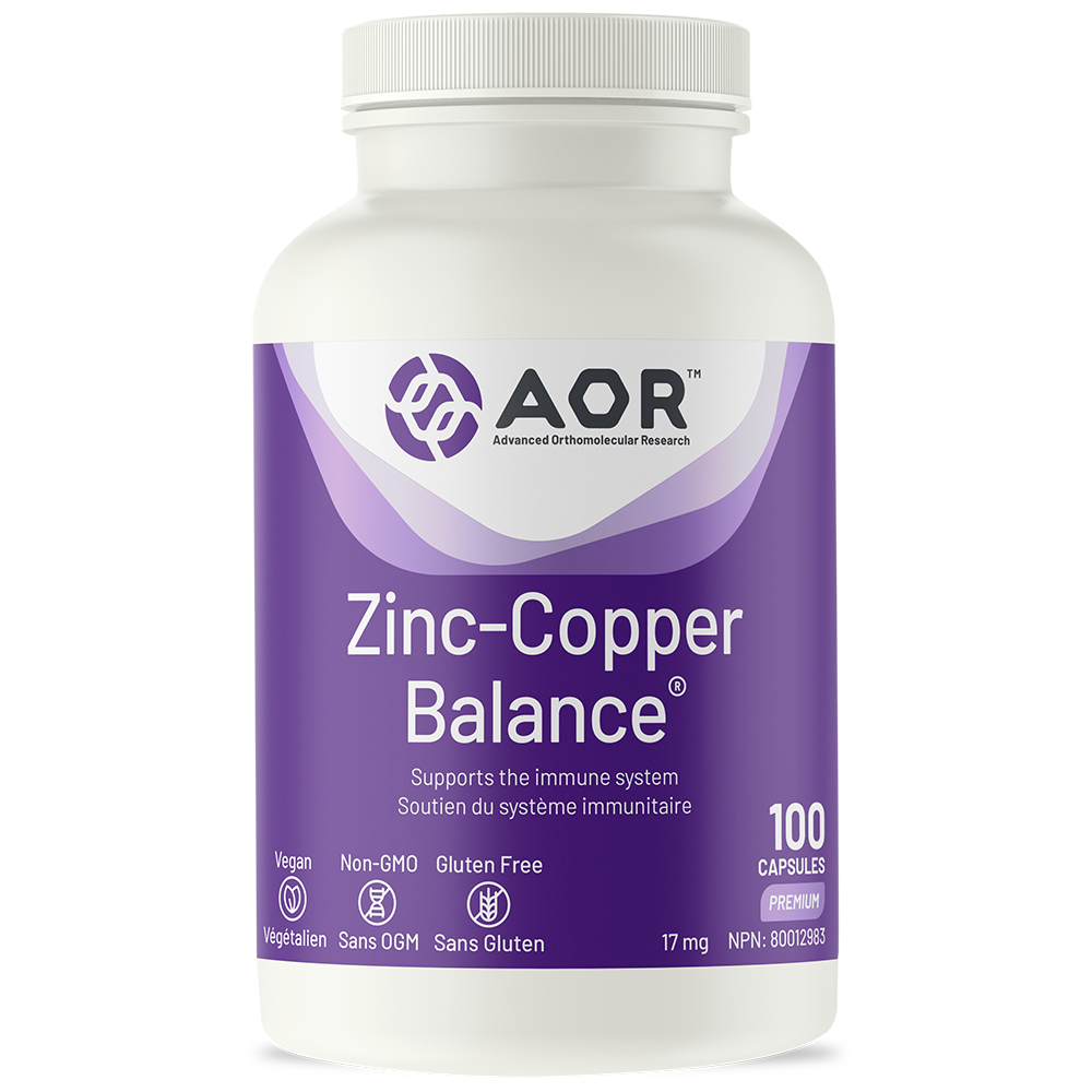 AOR Zinc-Copper Balance 100 Capsules