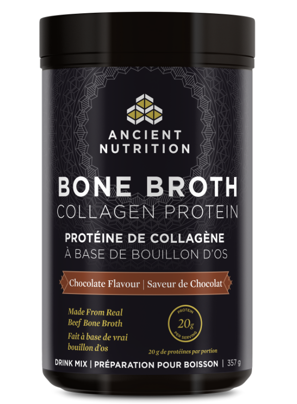 Ancient Nutrition Bone Broth Collagen Protein Chocolate Flavour 357g