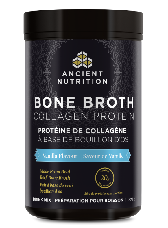 Ancient Nutrition Bone Broth Collagen Protein Vanilla Flavour