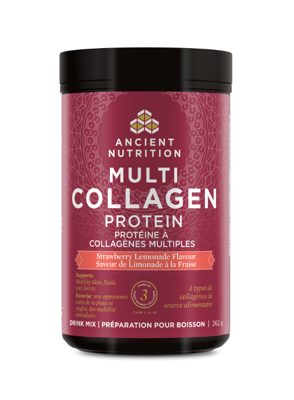Ancient Nutrition Multi Collagen Protein Strawberry Lemonade 262g