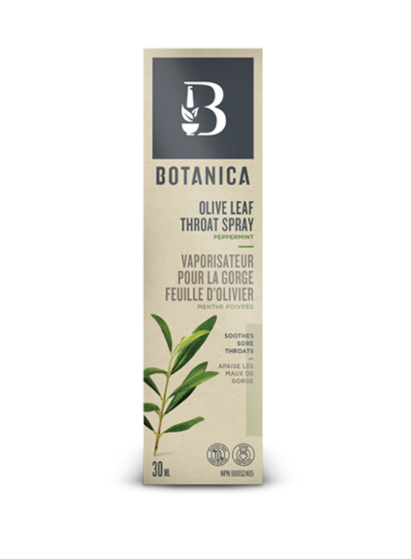 Botanica Olive Leaf Throat Spray 30mL