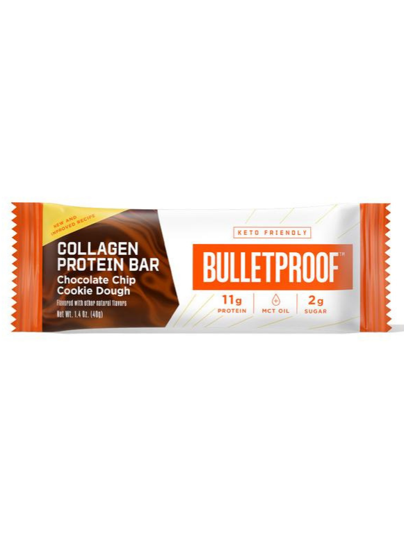 Bulletproof Collagen Protein Bar Chocolate Chip Cookie Dough 40g