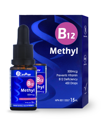 CanPrev B12 Methyl Drops 500mcg 15ml