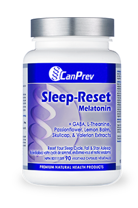 CanPrev Sleep-Reset Melatonin 90 Vegetable Capsules