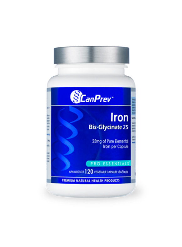 CanPrev Iron Bisgycinate 25mg 120vcaps