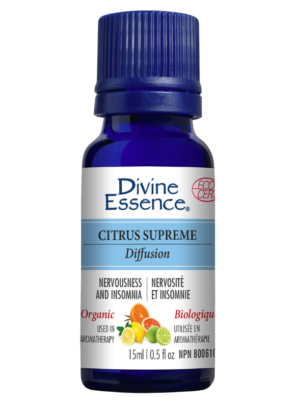 Divine Essence Organic Citrus Supreme Diffusion Oil 30ml
