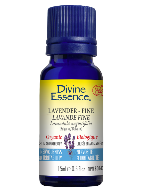 Divine Essence Organic Lavender Fine Essential Oil
