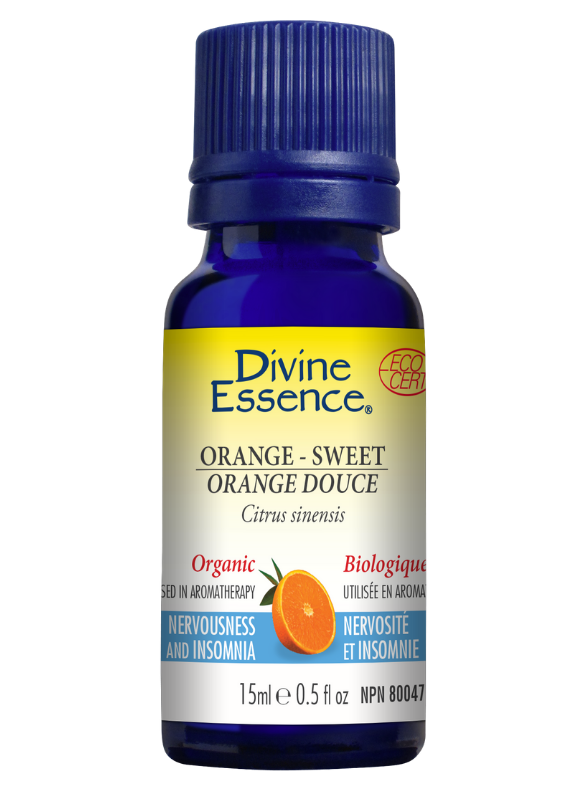 Divine Essence Organic Orange Sweet Essential Oil