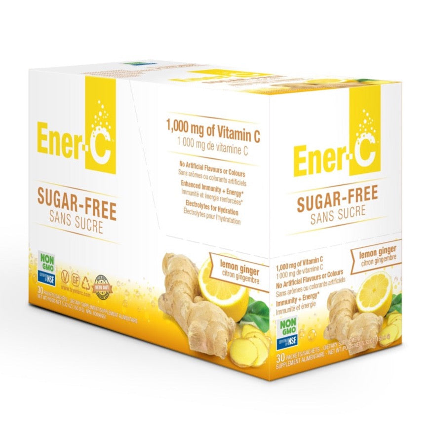 Ener-C Sugar Free MultiVitamin Lemon Ginger 30pack