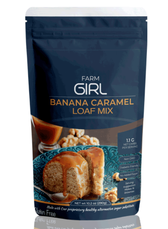 Farm Girl Banana Caramel Loaf 350g