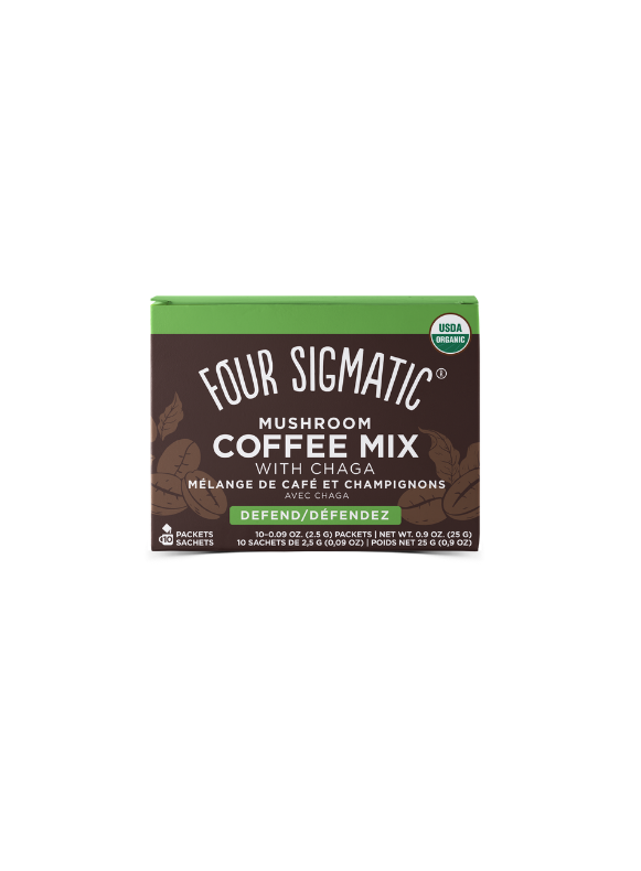 Four Sigmatic Mushroom Coffee Mix Defend w/Chaga & Cordyceps 25g (10 packets)