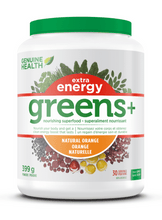 Load image into Gallery viewer, Genuine Health Greens+Extra Energy 399g Orange