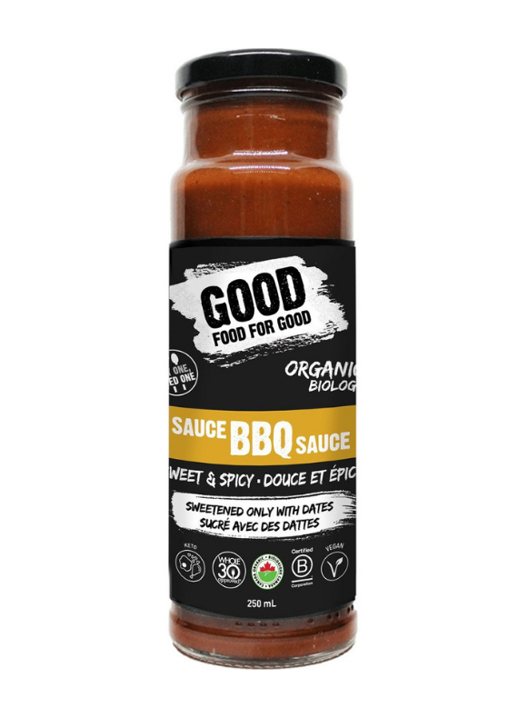 Good Food for Good Organic Sweet and Spicy BBQ Sauce 250ml