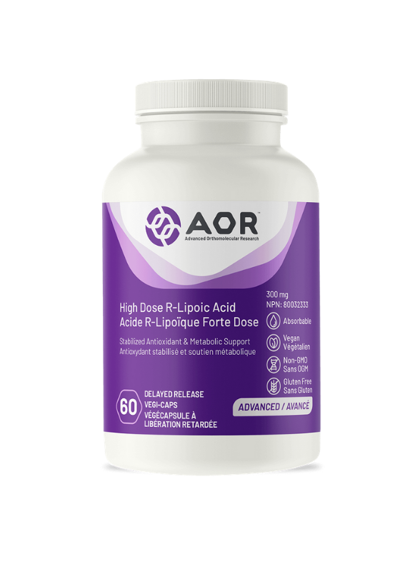 AOR High Dose R-Lipoic Acid 60 Vcaps