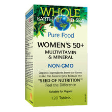 Load image into Gallery viewer, Whole Earth &amp; Sea Women's 50+ Multivitamin and Mineral 120 tablets