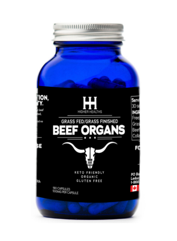 Higher Healths Beef Organs Complex 180cap