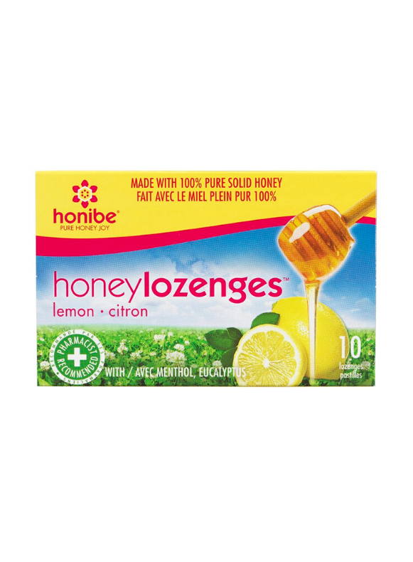 Honibe Honey Lozenges with Lemon 10 lozenges