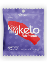Load image into Gallery viewer, Kiss my Keto Fish Friends Gummy Candy 50g