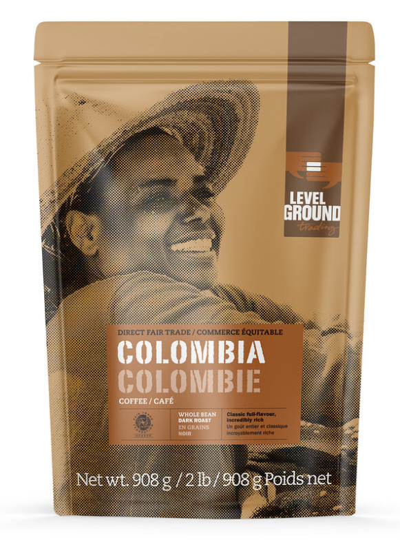 Level Ground Trading Colombia Coffee Whole Bean 2lb