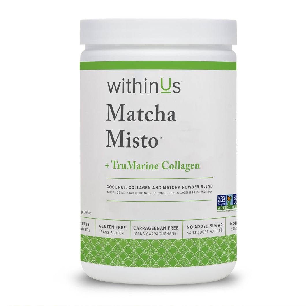 withinUs Matcha Misto + Collagen 280g