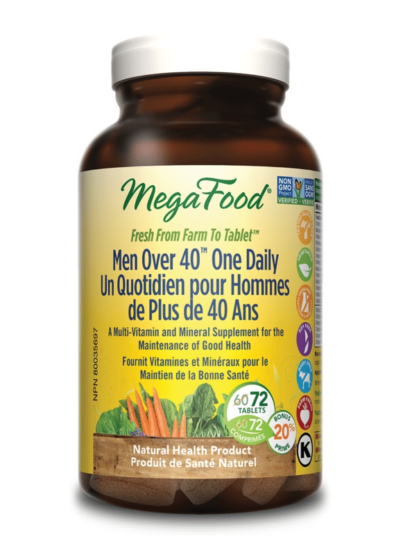 MegaFood Men Over 40™ One Daily 72 Tabs