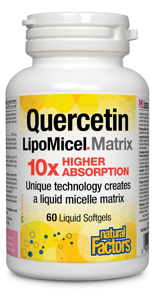 Natural Factors Quercetin LipoMicel Matrix 60's