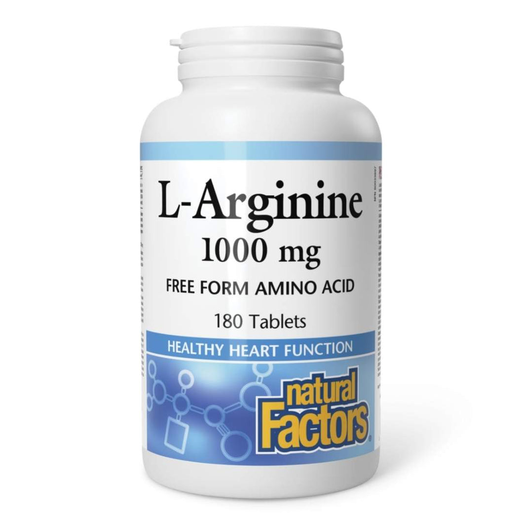 Natural Factors L-Arginine 1000mg 180 tablets