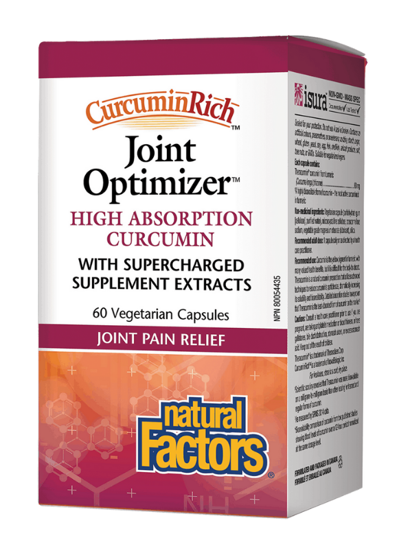 Natural Factors Joint Optimizer High Absorption Curcumin 60vcap