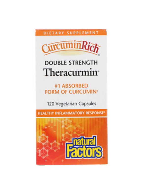 Natural Factors CurcuminRich Theracurmin Double Strength 120s