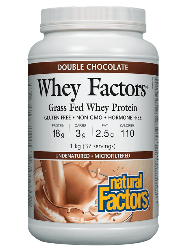 Natural Factors Whey Factors Double Chocolate 1kg