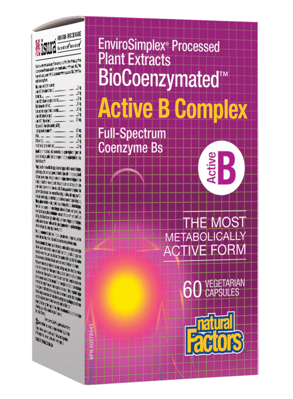 Natural Factors Active B Complex 60 Vcaps