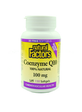 Load image into Gallery viewer, Natural Factors Coq10 100mg 120 Softgels