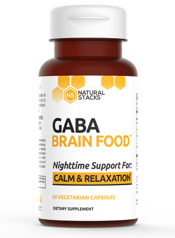 Natural Stacks GABA Brain Food 60 Vcaps