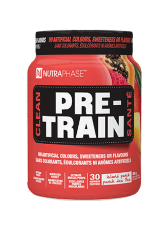 NutraPhase Clean Pre-Train Island Punch 450g