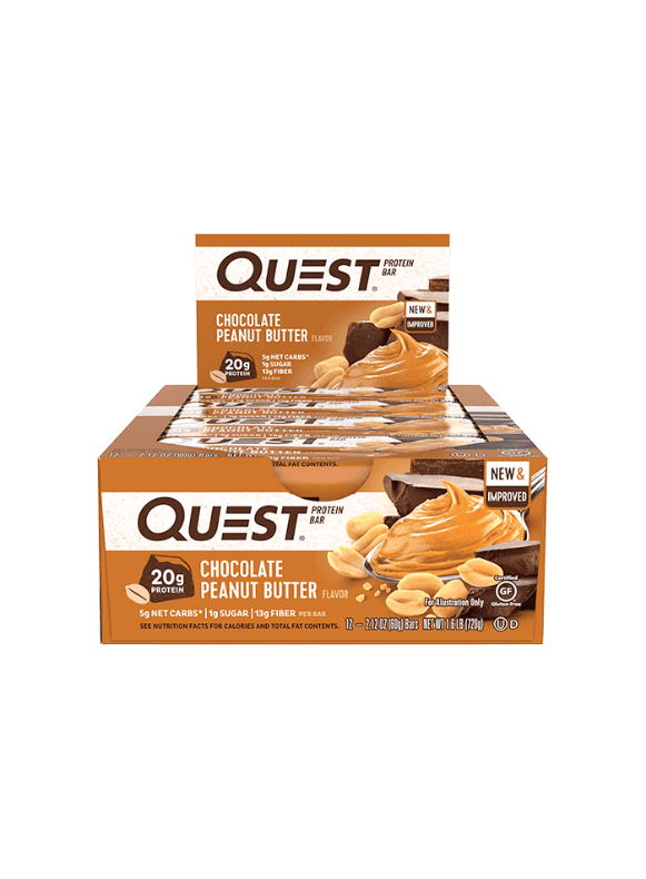 Quest Bars Chocolate Peanut Butter Case Health Essentials