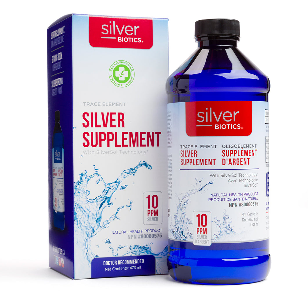 Silver Biotics® Silver Supplement 10ppm 473ml